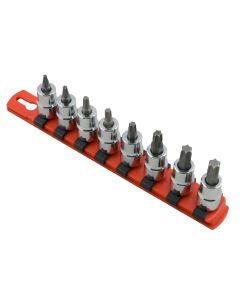 MRTBAT8K image(0) - Martin Tools SKT SET 3/8 TORX BIT 8PC Clip