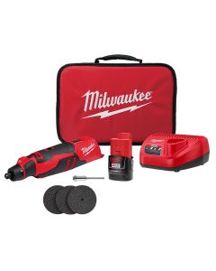 MLW2525-21 image(0) - Milwaukee Tool M12 Brushless Rotary Tool Kit
