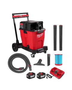 MLW0930-22HD image(1) - Milwaukee Tool M18 FUEL 12 Gallon Dual-Battery Wet/Dry Vacuum Kit