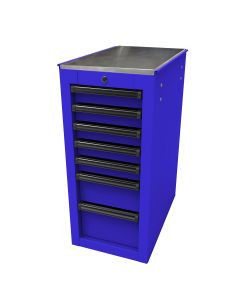 HOMBL08014070 image(0) - RS PRO 14-1/2 in. 7-Drawer Side Cabinet, Blue