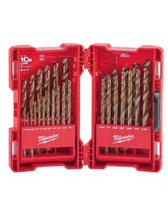 MLW48-89-2332 image(0) - Milwaukee Tool 29PC RED HELIX Cobalt Drill Bit Set