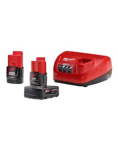 MLW48-59-2424 image(0) - Milwaukee Tool M12&trade; REDLITHIUM&trade; CP2.0/XC4.0 Starter Pack