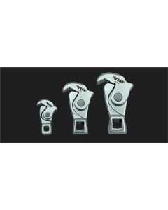 VIM Tools 3 Piece Spring Loaded Crowfoot Wrench Set (1/4 Inch - 3/8 Inch & 1/2 Inch)