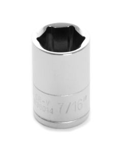 Wilmar Corp. / Performance Tool 1/4'' Dr 6pt Std. Socket 7/16"