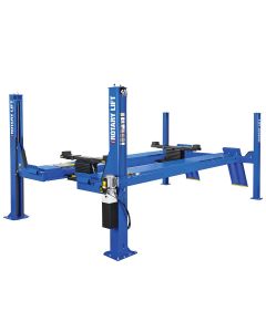 ROTARO14N101Y-BL image(0) - Rotary ARO14 Four Post Lift - Open Front Alignment Rack - 182" WB