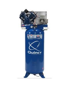 Quincy Compressors 5 HP PRO, 230 Volt Single Phase, Two Stage, 80 Gallon Air Compressor