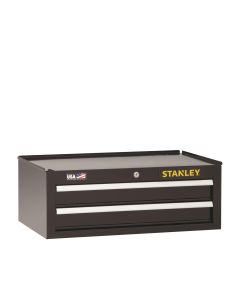 SNLSTST22625BK image(0) - Black & Decker Stanley 2-Drawer Middle Chest, 26" x 16