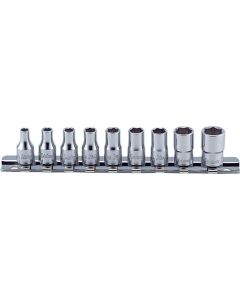 Ko-ken USA RS2405A/9 1/4 Sq. Dr. Socket set  3/16-1/2 12 point 150mm  9 pieces