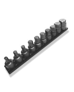 VIMIMPACT-VI6 image(0) - VIM HALF CUT STUBBY HEX SET 3/8" SQ DR 10 PC - SAE