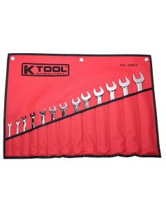 KTI41013 image(2) - K Tool International Wrench Set Combination 13 Piece SAE