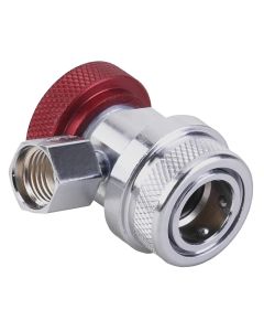ROB18191A image(1) - Robinair High-side manual coupler, red actuator for R-134a