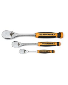 GearWrench 3 Pc. 1/4", 3/8" & 1/2" 90T Tooth Ratchet Set