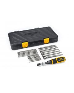 KDT89620 image(0) - GearWrench 20 Pc. 1/4" Drive Torque Screwdriver Set 10-50 in/lbs.