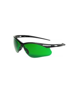 Jackson Safety - Safety Glasses - SG Series - I.R 3.0 - Black Frame - Hardcoat Anti-Scratch - Light Cutting & Brazing
