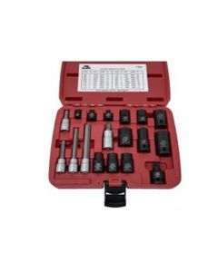 CTA7394 image(0) - CTA Manufacturing 18 Pc. Euro Brake Caliper Socket Set