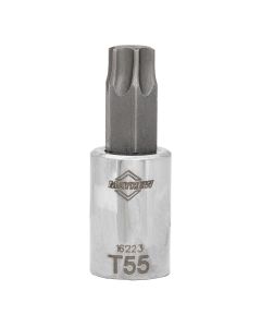 MAY16223 image(0) - Mayhew Mayhew T55 Torx&reg; Short Insert Socket Bit, 3/8-Inch Drive