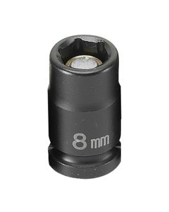 GRE908MG image(1) - Grey Pneumatic SOC 8MM 1/4D IMP MAG 6PT BLK