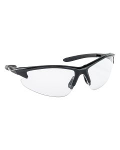SAS540-0600 image(0) - DB2 Safe Glasses w/ Black Frame and Clear Lens in Polybag