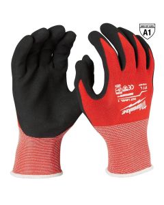 MLW48-22-8902 image(0) - Milwaukee Tool CUT LEVEL 1 NITRILE DIPPED SMARTSWIPE GLOVES - LG