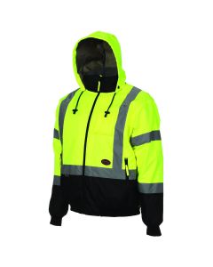 Pioneer Pioneer - Hi-Vis Insulated Bomber Jacket - Yellow/Green - Size Large