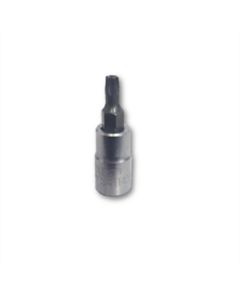 VIM TOOLS VIM Tools TR20 Tamper Proof Torx Bit, Satin 1/4 Sqaure Drive holder