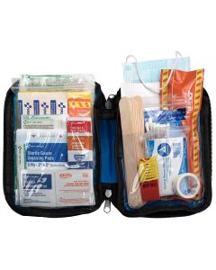 FAO90168-001 image(0) - Soft Sided First Aid Kit Plus Emergency Prep: 105 Pieces