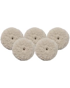 MLW49-36-5791 image(0) - Milwaukee Tool 5-PK OF 3" BLENDED WOOL CUTTING PAD