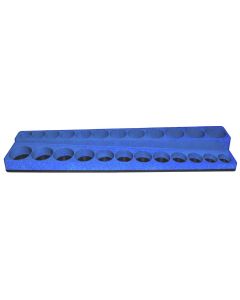 MTSSD3810 image(1) - Mechanic's Time Savers 3/8 in. 24-Hole MagnaCaddy, Blue