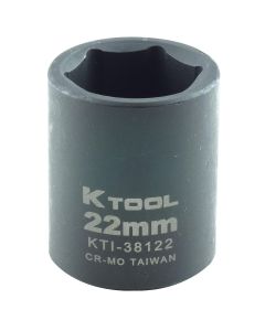 KTI38122 image(0) - K Tool International SOC IMP MET 1/2DR 22MM