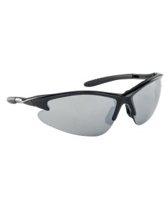 SAS Safety DB2 Safe Glasses w/ Black Frame and Mirror Lens in Polybag