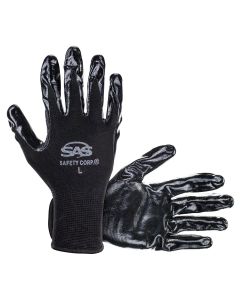 1-pr of Paws Nitrile Coated Palm Gloves, L