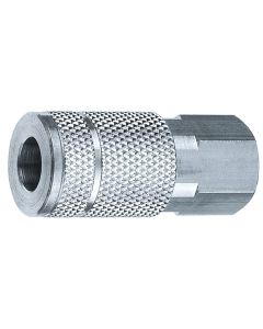AMFC10-10 image(0) - 1/2" Coupler with 1/2" Female thread I/M industrial & Automotive T Style- Pack of 10