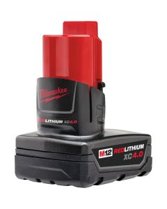MLW48-11-2440 image(1) - Milwaukee Tool M12 REDLITHIUM XC 4.0 Extended Capacity Battery Pack