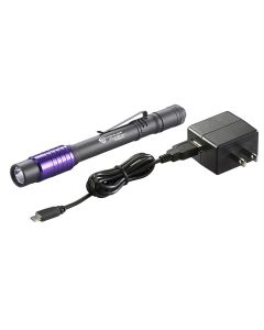STL66148 image(0) - Streamlight Stylus Pro USB Rechargeable UV Penlight - Black