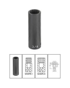GRE2138MD image(1) - Grey Pneumatic 1/2"Dr x 38mm Deep 12 Point