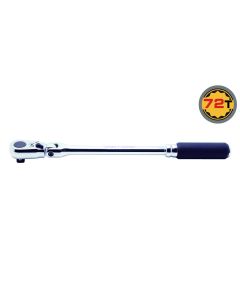 KKN3726Z-280 image(0) - Ko-ken USA Z-Series 3/8" Sq.Dr. Flexible Ratchet, Reversible (L=280mm), 72 Tooth