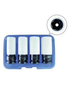 AST7404 image(0) - Astro Pneumatic Flank Bite Damaged Lug Nut Socket Set