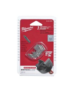 MLW48-25-5520 image(0) - Milwaukee Tool SWITCHBLADE Replacement Blade 1-3/8"  - 3 PK