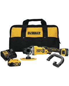 DWTDCM849P2 image(0) - DeWalt 20V 7" ROTARY POLISHER KIT