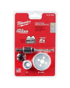 MLW49-22-4063 image(0) - Milwaukee Tool HOLE DOZER Door Lock Hole Saw Kit