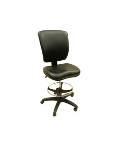 LDS1010819 image(0) - ShopSol Workbench Chair w/ vinyl seat and backrest