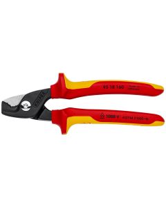 KNIPEX Cable Shears with StepCut Cutting Edges - 1000 V Insulated