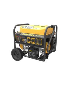 Firman Open Frame 7125/5700W Remote Start Gasoline Powered Portable Generator with Wheel Kit