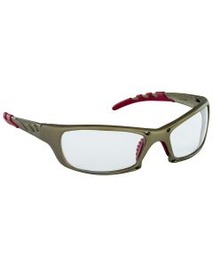 SAS542-0100 image(1) - SAS Safety GTR Safe Glasses w/ Clear Lens and Gold Frame In Polybag