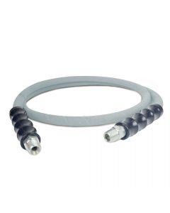 BLBPW1406-NM image(0) - BluBird Blushield Rubber Pressure Washer Hose Lead In 1/4' x 6' w/ M22 Non Marking