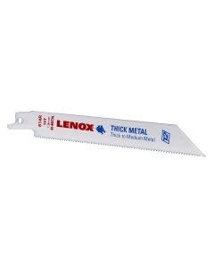 LEX20564 image(0) - Lenox Tools Reciprocating Saw Blades, 614R, Bi-Metal, 6 in. Lo