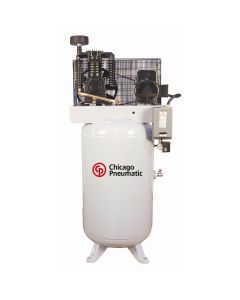 Chicago Pneumatic 7.5 Single Phase 80 Gal Vertical Tank