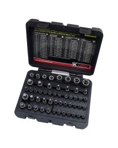 KTI20852 image(0) - K Tool International 52 Pc. MASTER TORX SOCKET SET