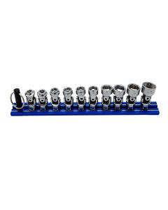 VIMDDSUJM400 image(0) - VIM Tools 10 PC. 6-PT DUAL DRIVE STUBBY UJ METRIC  SOCKET SET