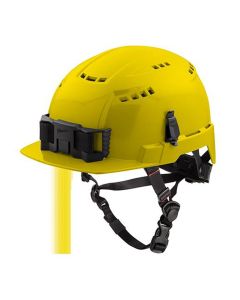 MLW48-73-1322 image(1) - Milwaukee Tool BOLT Yellow Front Brim Vented Safety Helmet (USA) - Type 2, Class C